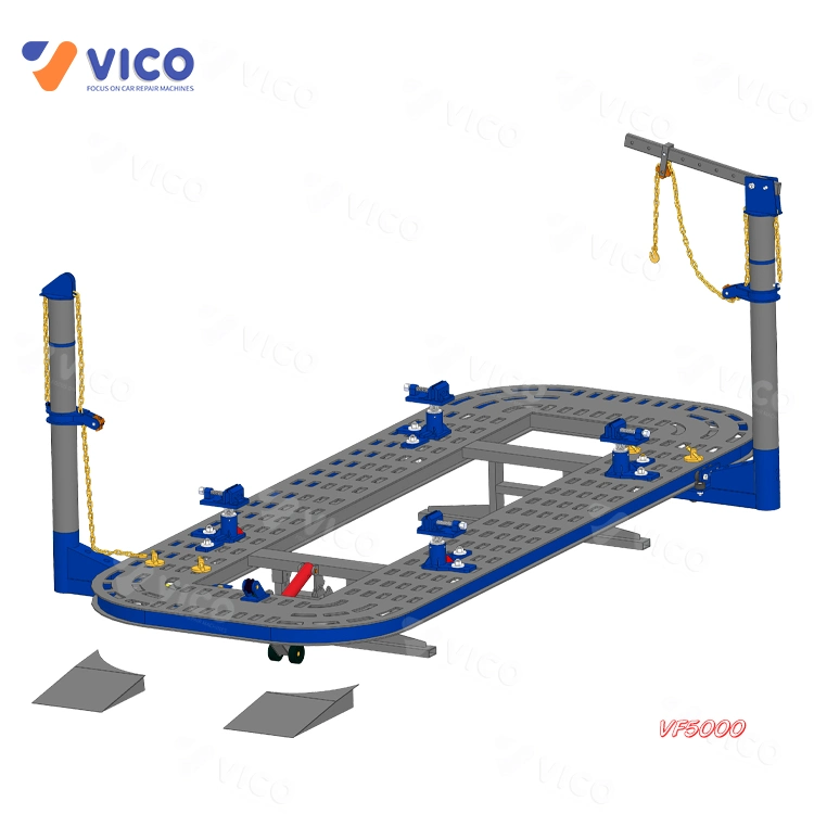 Coche de fábrica de CE de la máquina del bastidor para alisar el equipo de reparación de carrocería del vehículo por colisión Auto Body #Vf5000