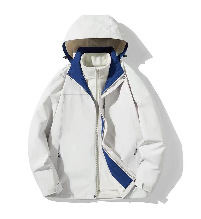 Outdoor Hardshell 3-in-1 Hooded Jacket for Men and Women