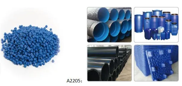 Plastic Pellets Polymer Recycled HDPE PE100 PE80 Corrugated Pipe Material for Pipes