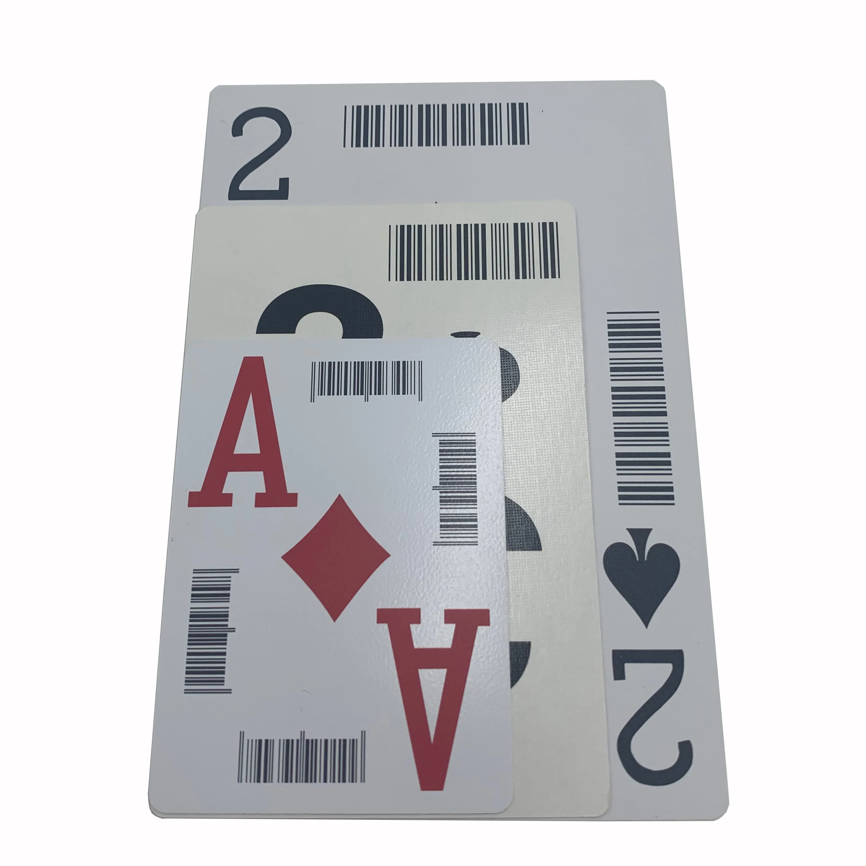 Impression personnalisée Grande taille Poker Club Casino Black Core jouer Cartes