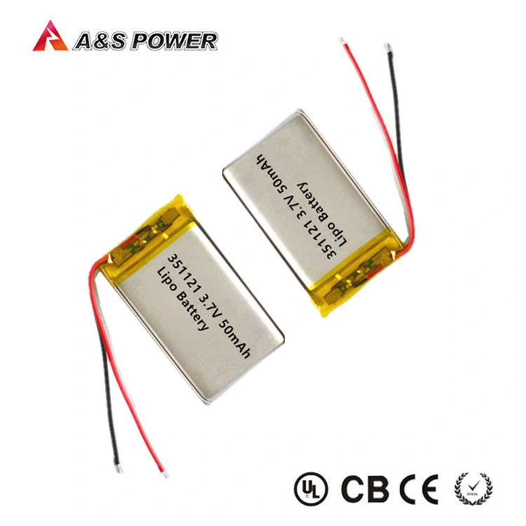 401020 de la batería Lipo 3,7V Celda Lco 55mAh batería de polímero de litio con PCM