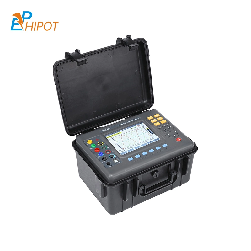 10mA 6000A Three Phase Energy and Power Quality Analyzer