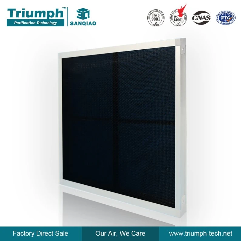 Wholesale/Supplier and Custom Pleated Air Filter Black 575*575*10 Nylon Mesh Primary Filter