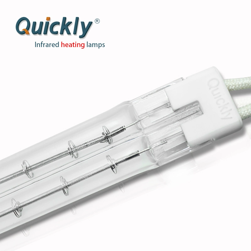 Short Wave Halogen Heat Lamps with Tungsten Filament