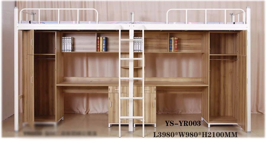 Wholesale/Supplier Knock Down Metal Detachable Dormitory Steel Bunk Bed Double Beds