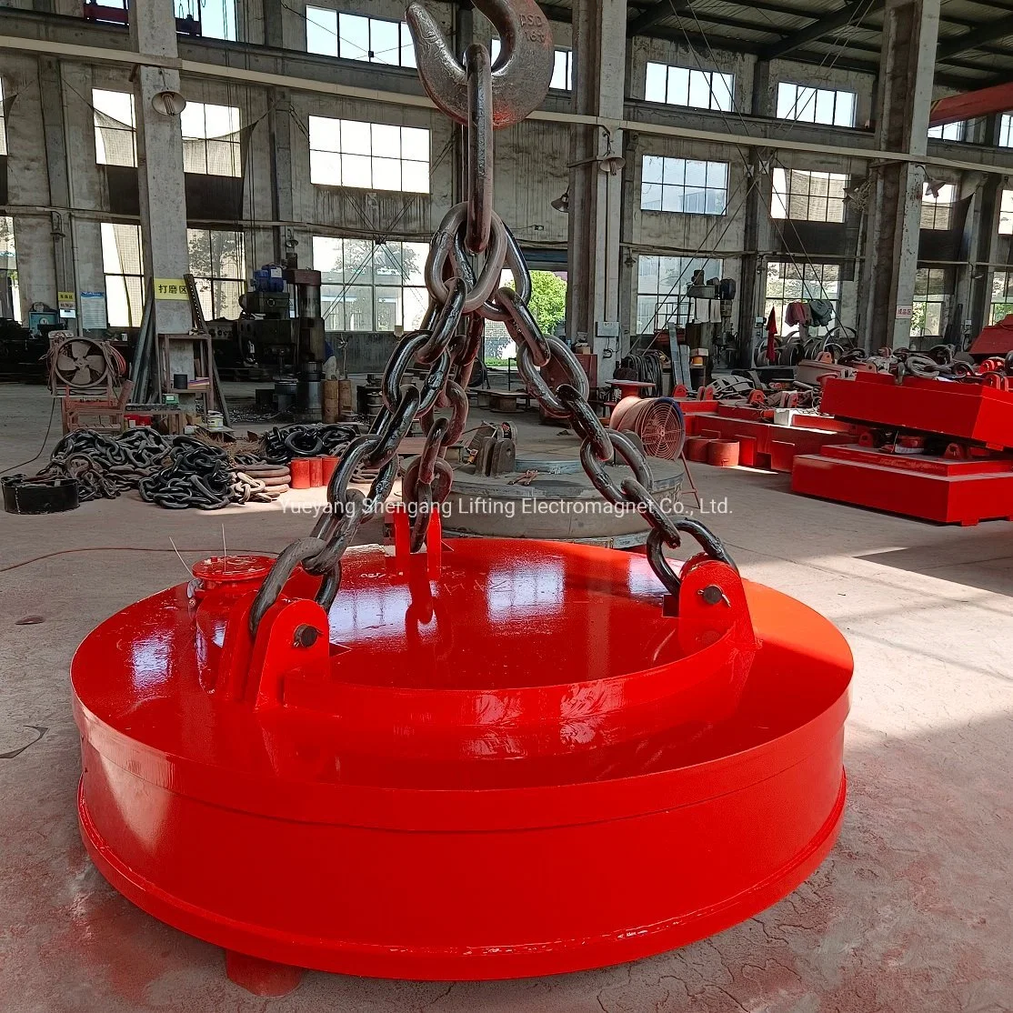 2 Ton Circular Type Eot Crane Electro Lifting Magnet for Steel Scrap