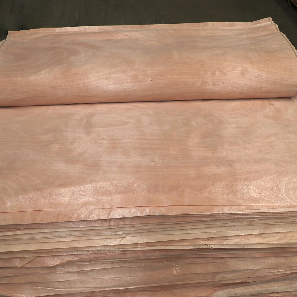 Wholesale/Supplier High quality/High cost performance  Rotary Cut Okoume Wood Veneer Face Ab Grade 4*8