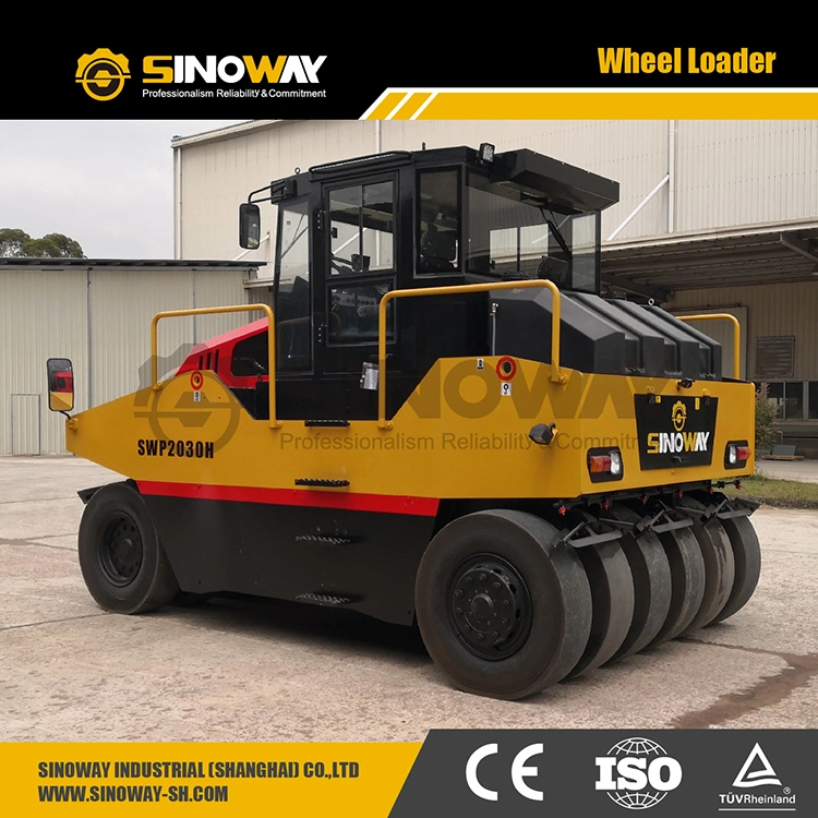 Mini Small Static Wheel Tyre Road Roller Price Heavy 10 Ton 20 Ton 26 Ton Hydraulic Rubber Pneumatic Soil Compactor for Asphalt Pavement Compaction