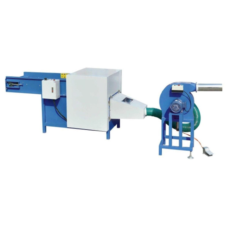 "Automatic Polyester Fiber Hcs Fibre Opening Carding and Cushion Pillow Filling Stuffing Machine for Home Textiles with CE