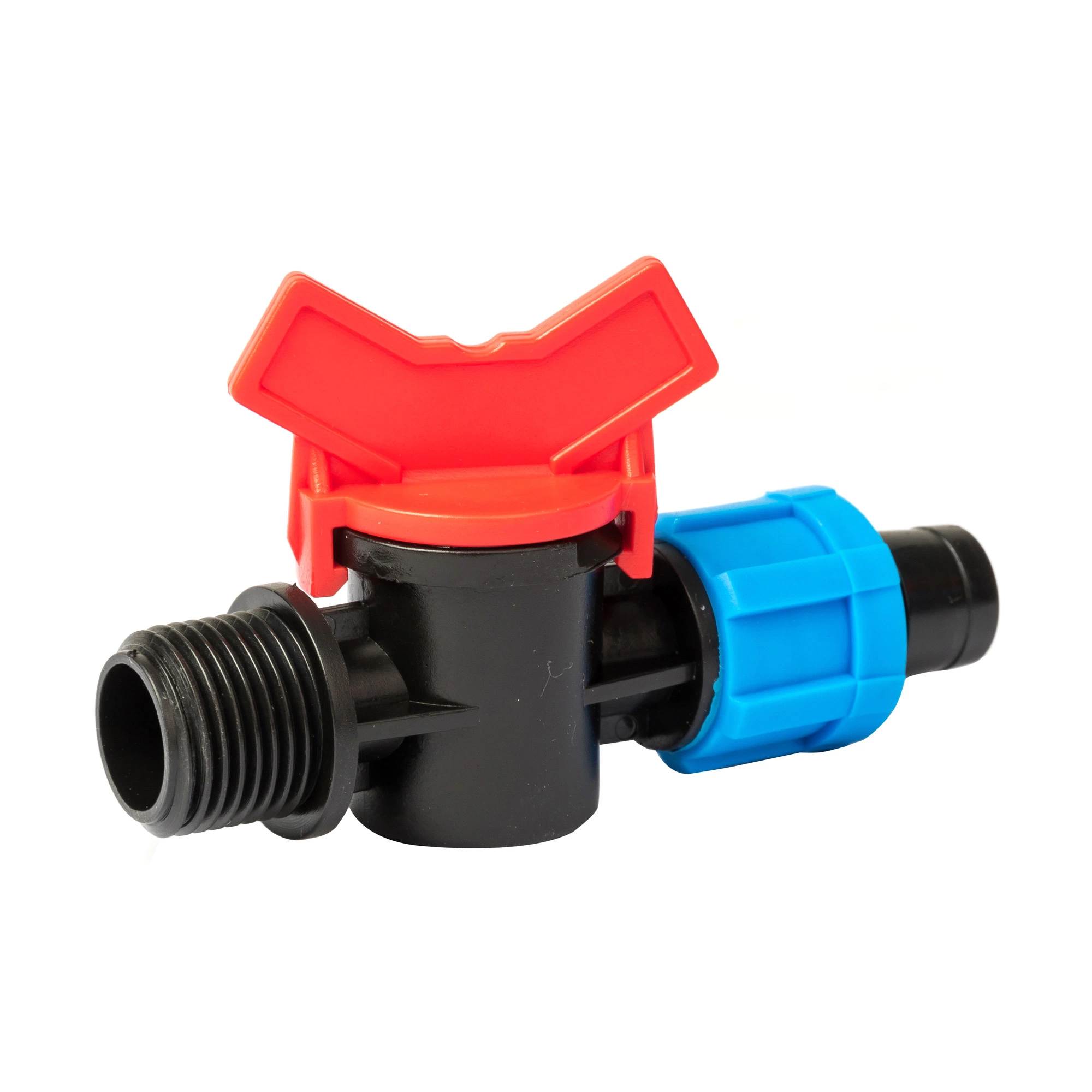 Tube Lock Through Tube Valve Pipe Fittings for Green House