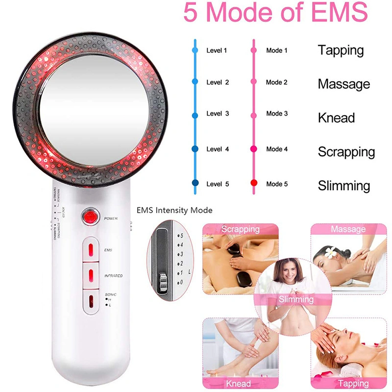 3 in 1 Ultrasonic Introduction Massage Beauty Instrument