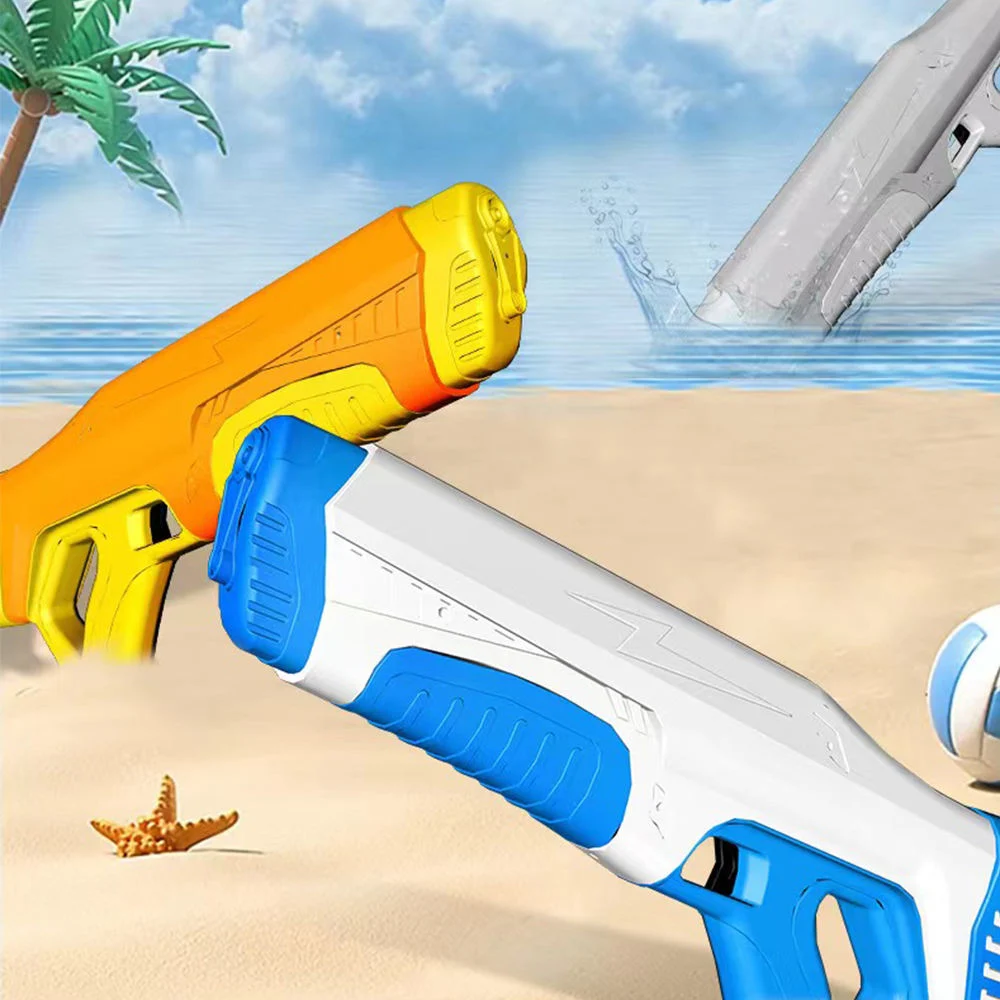 Pistola de agua automática Regalo de Verano plástico pistola de agua de bombeo automática Juegos pistola de agua eléctrica de juguete para niños adultos