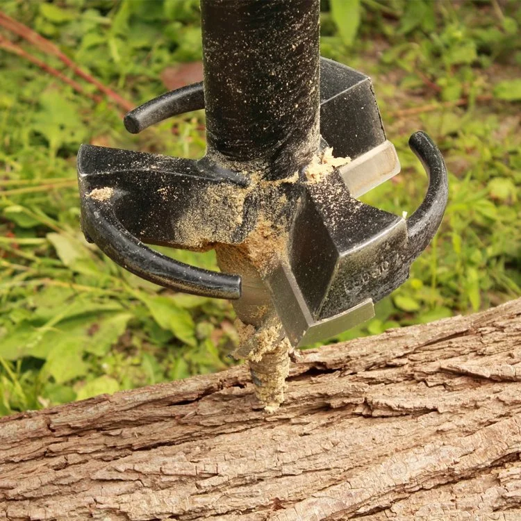 Ray aplanadora tocón de árbol del sinfín de accesorios de extracción de la máquina