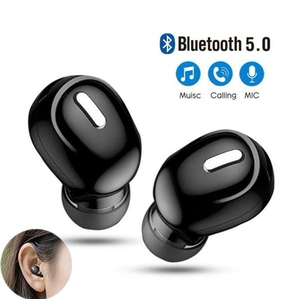 Auricular Bluetooth 5.0 Mini sem fios X9 em modo auricular Sport com Auriculares MIC com viva-voz