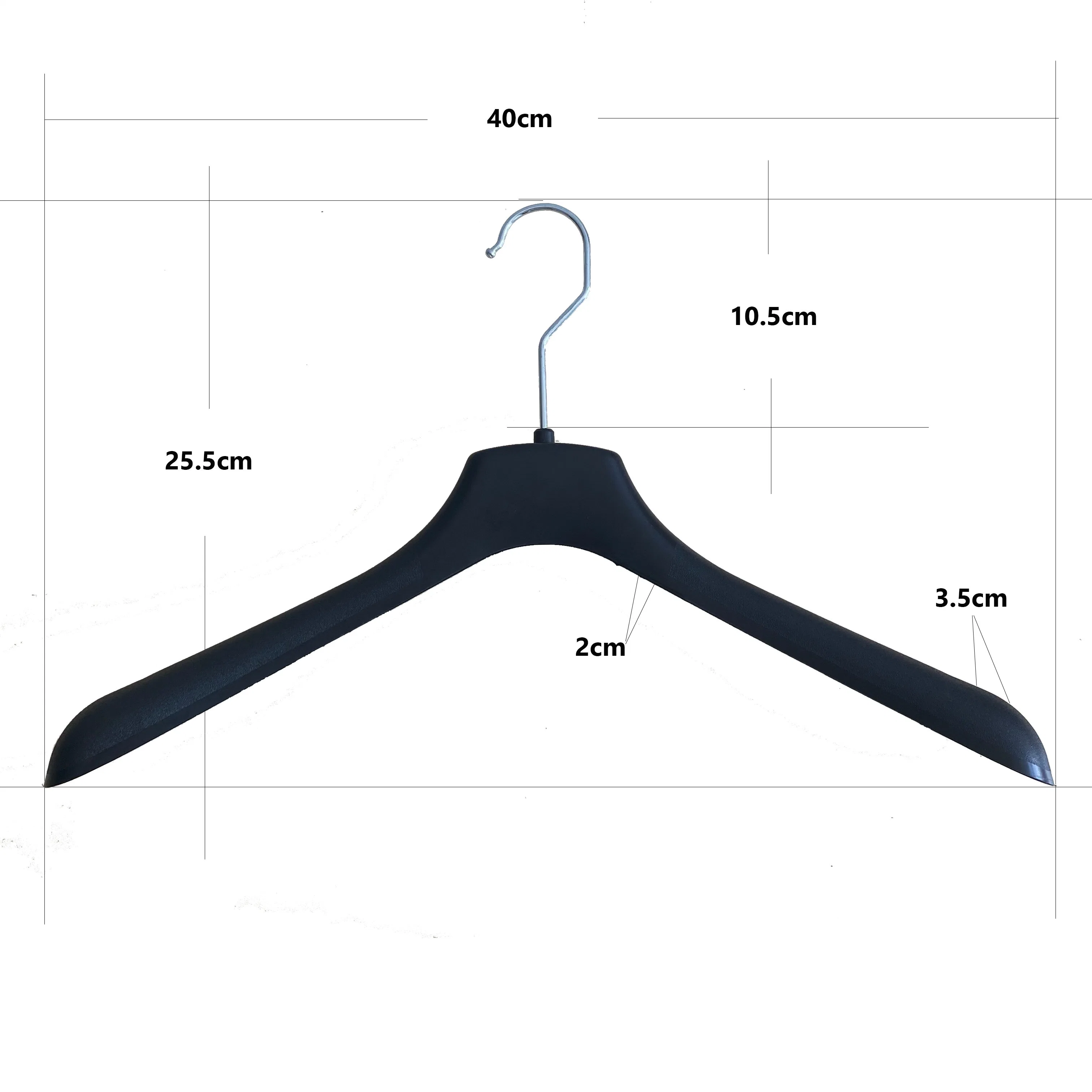 Suporte de fábrica com o gancho de metal para exibir Suit Hanger Jacket cabide (40cm)