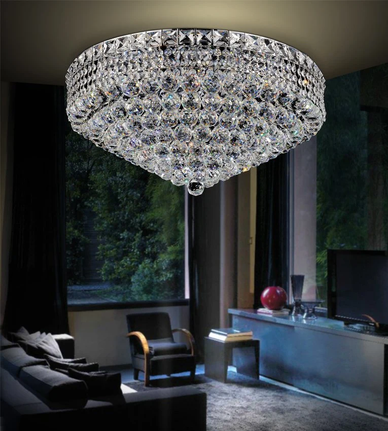 Modern Living Room Round Shape Lamp New LED Luxury Bedroom Indoor Interior Decorative Ceiling Lighting for Restaurant