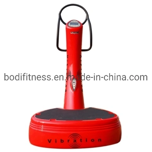 Gym Whole Body Vibrating Power Crazy Fit Massage Vibration Plate with Handle Machine Body Fitness Training Power Vibration Plate Machine