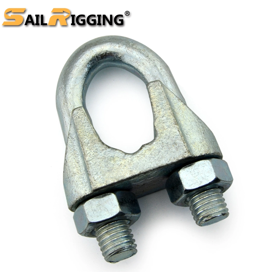 Zinc Plated DIN741 Malleable Wire Rope Clips 3mm-40mm