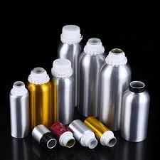 1000ml botella de aluminio para plaguicidas/químico/cosméticos/Aceite Esencial/pegar la botella de aluminio