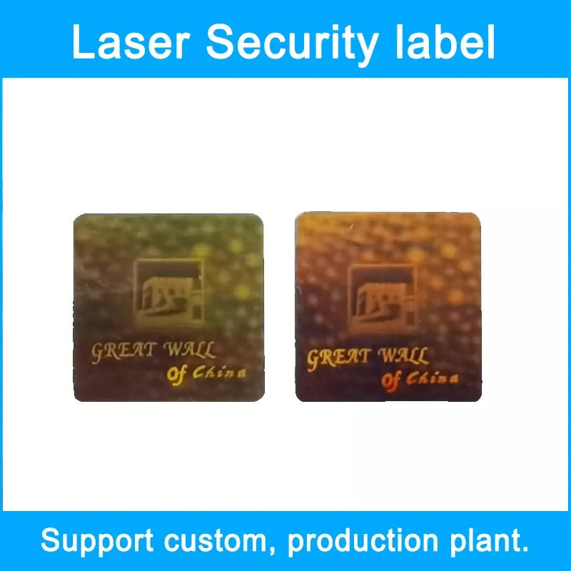 Hollow Wash Aluminum Printing Laser Security Label