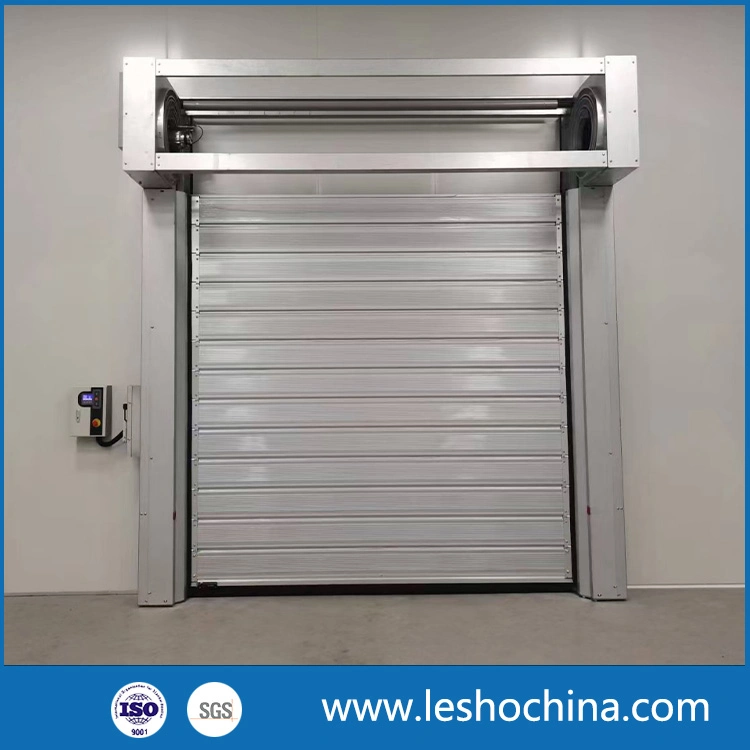 Aleación de aluminio industrial Puerta de tráfico de alta velocidad rápida rápida