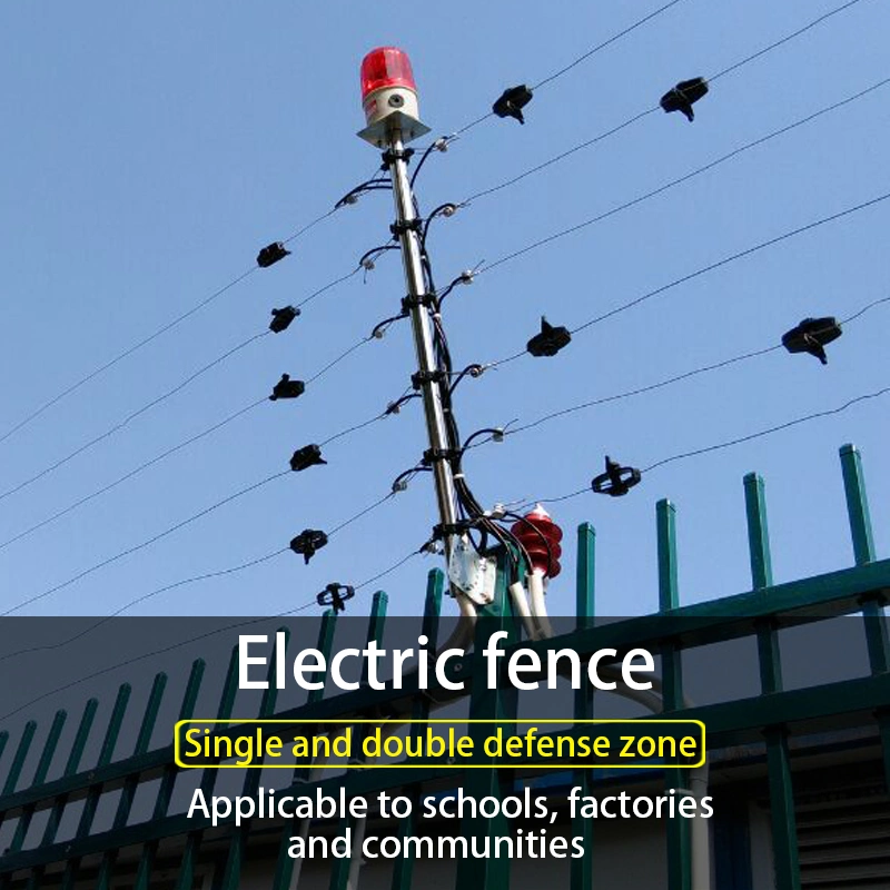 Villa Community School Factory Hochspannungs-Netz Pulse Electric Zaun Alarmanlage Zaun Leitplanke