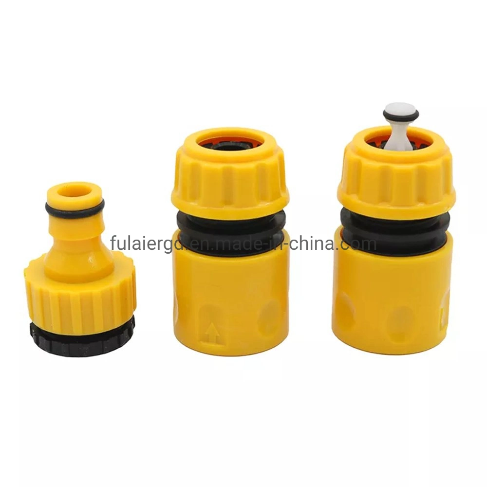 Car Wash Water Quick Coupling Kit for Irrigation 1/2 Inch Hose Stop Water Connectors Drip Irrigation Fittings