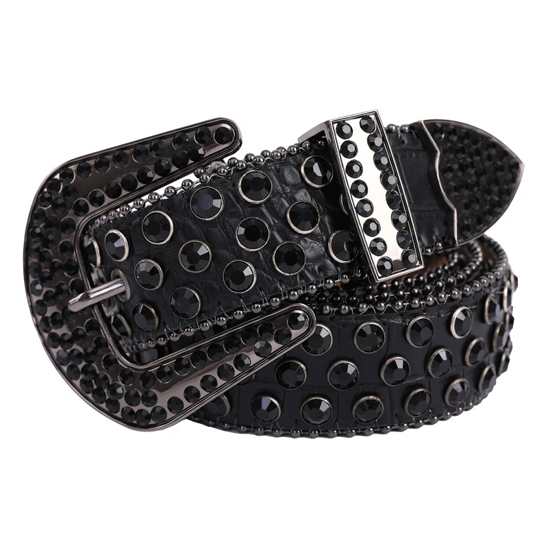 Custom Your Logo Wholesale/Supplier Bling Bling Diamond Beaded Belts Girls Women&prime; S Rhinestone Belt