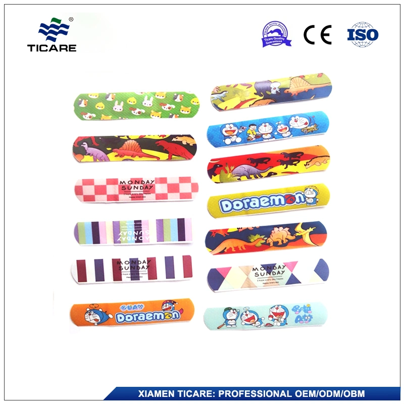 Bandaids Disposable Elastic Adhesive Medical Strip PU PE Nonwoven Wound Plaster