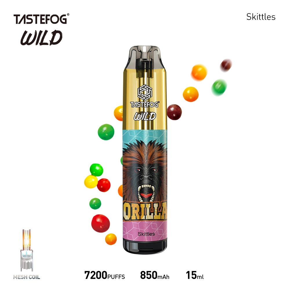 Disposable Vapes E Cigarettes The Most Popular Fruit Flavors Disposable E Cigarette Tastefog Wild 7200puff Vapor