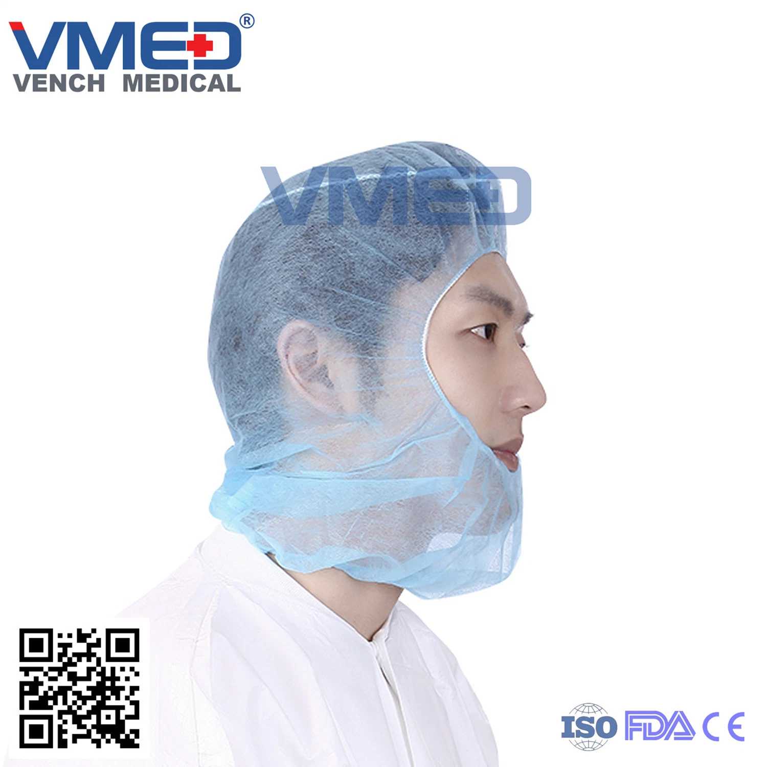 Disposable Medical Supply Non-Woven Hood PP Surgeon Surgical Hood