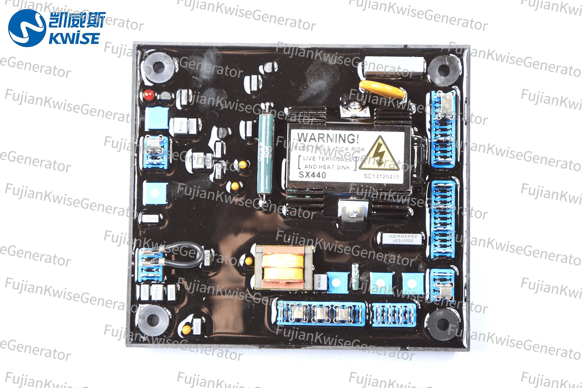 Kwise Ersatzteil Mx314b Digitaler automatischer Spannungsregler Auto AVR Gemäß ISO CE IEC-Normen