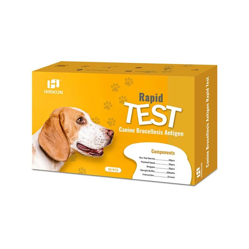 Kit de test rapide de l'antigène de brucellose pour chiens, fiable et pratique, Hirikon