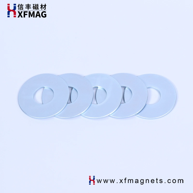 Zinc Round Ring Circular Sintered Strong Permanent NdFeB Neodymium Magnet