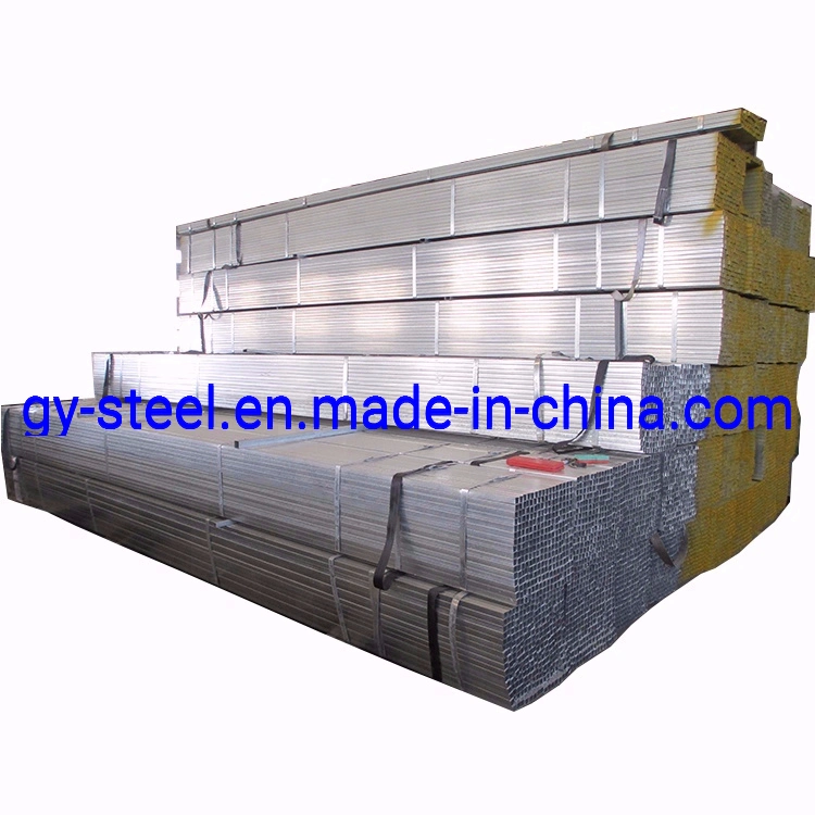 60X60 Tube Galvanized Tubes C45 Stock Sizes Square 700mm Pipe Professional Supplier Mild Steel Hollow Bar with Low Price