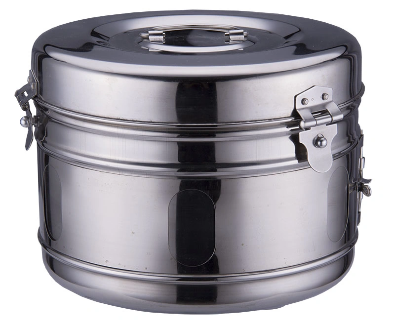 Holloware Instruments Stainless Steel Dressing Jar Surgical Instruments Sterilization Drum