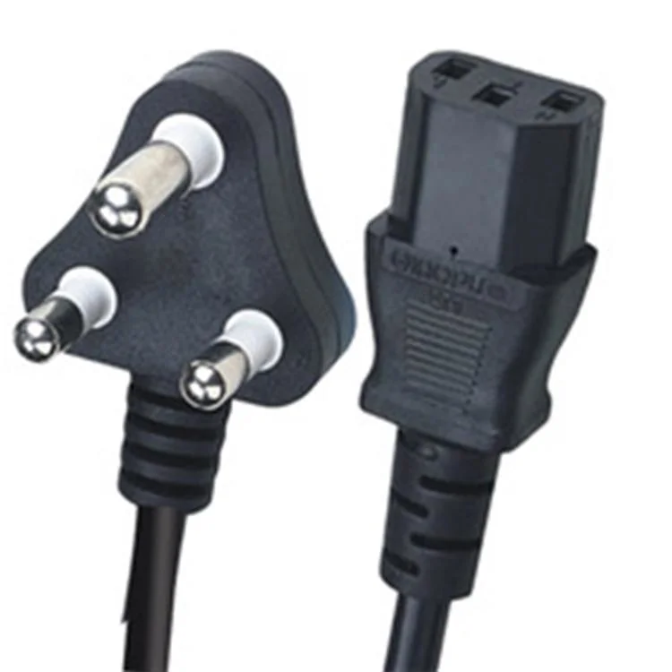 SABS Standard India Plug South Africa 10A 16A 250V Power Cord