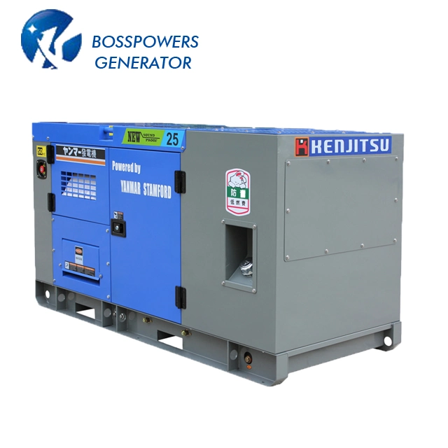 Silent Type 64kVA Single Phase Soundproof Electric Power Water Cooled Small Industrial Diesel Genset