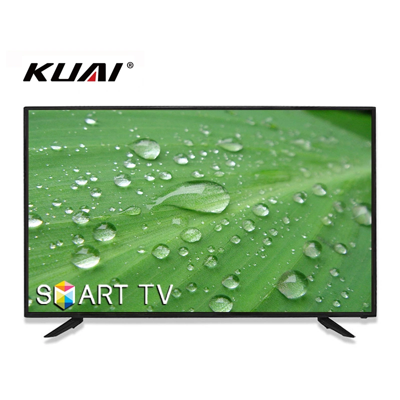 La última tecnología HD de pantalla completa sin cerco televisión plana de 55 pulgadas de pantalla de televisor inteligente 2K 4K LED Android