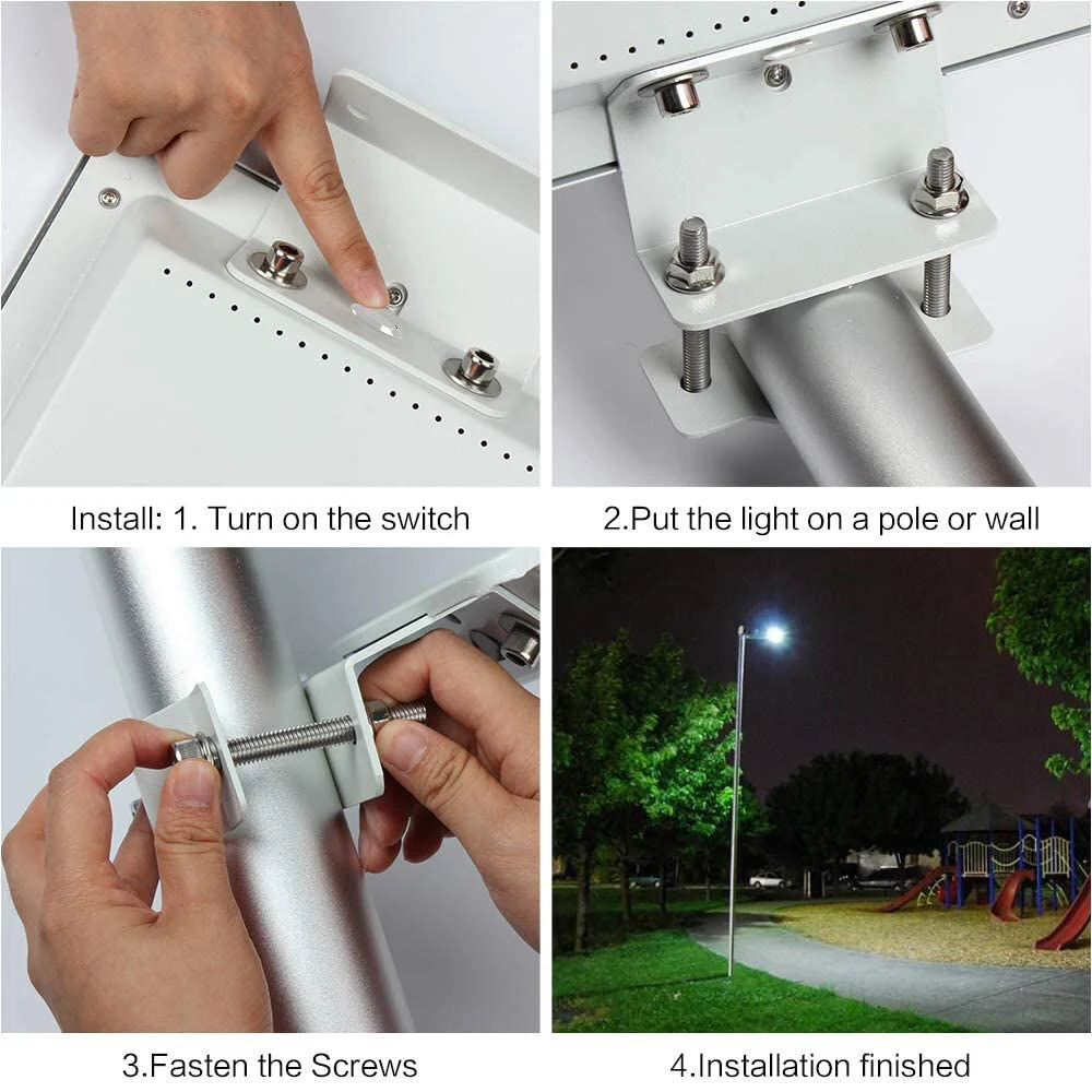 Motion Sensor Integrated 30W Smart Solar Street Light