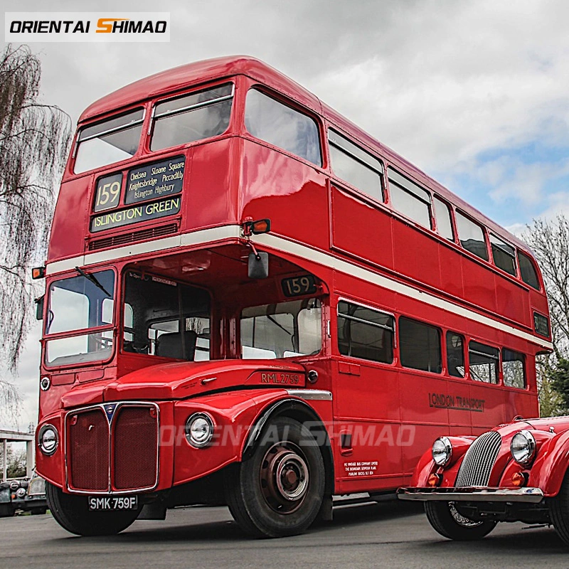 La reputación de alta durabilidad Mobile Double Decker Bus camión de la comida del restaurante