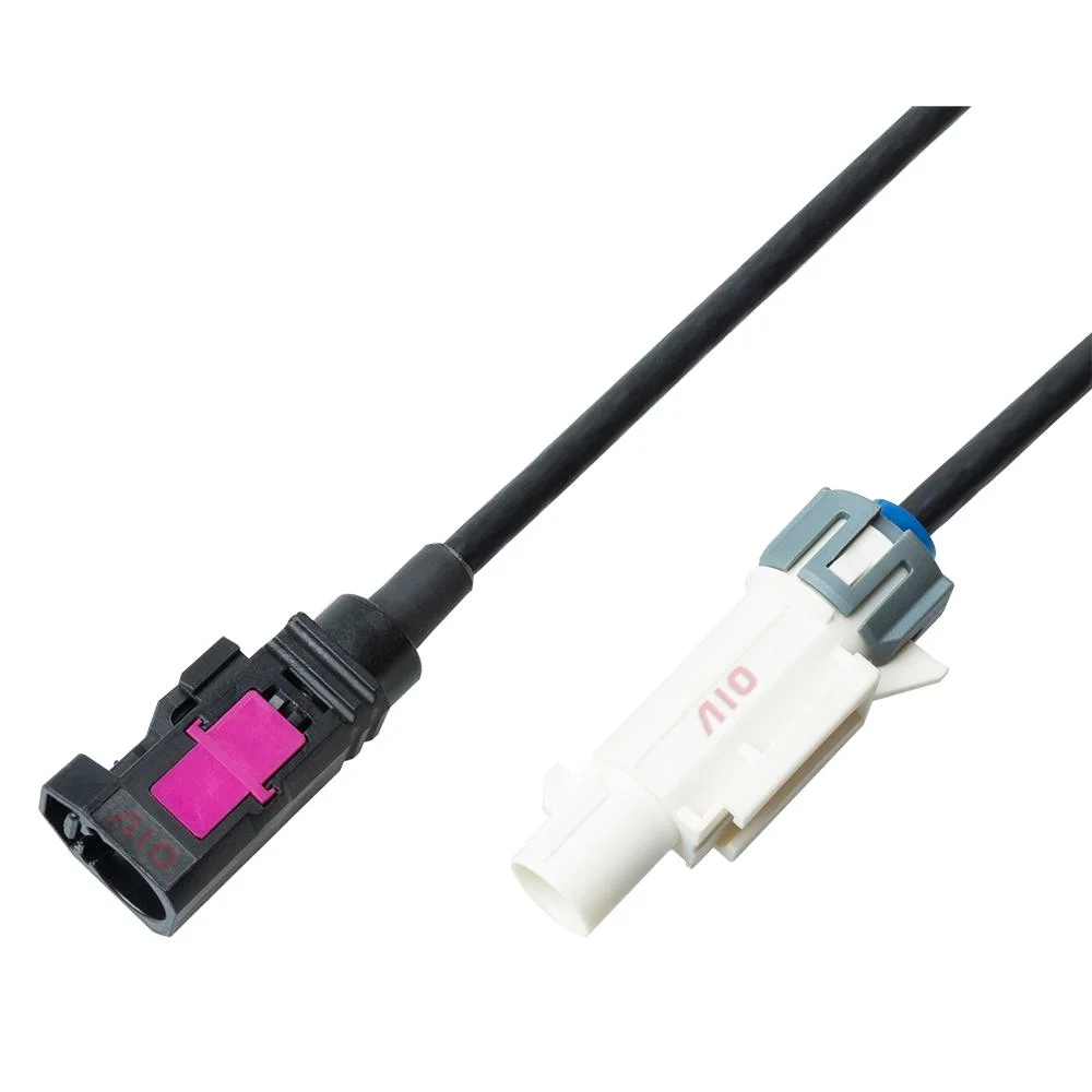 Radio para coche estéreo Fakra un conector de crimpado negro hembra para RG174 cable