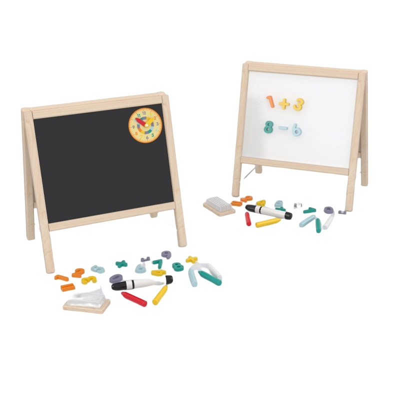 Criança Toy Art Easel e placa de íman branca