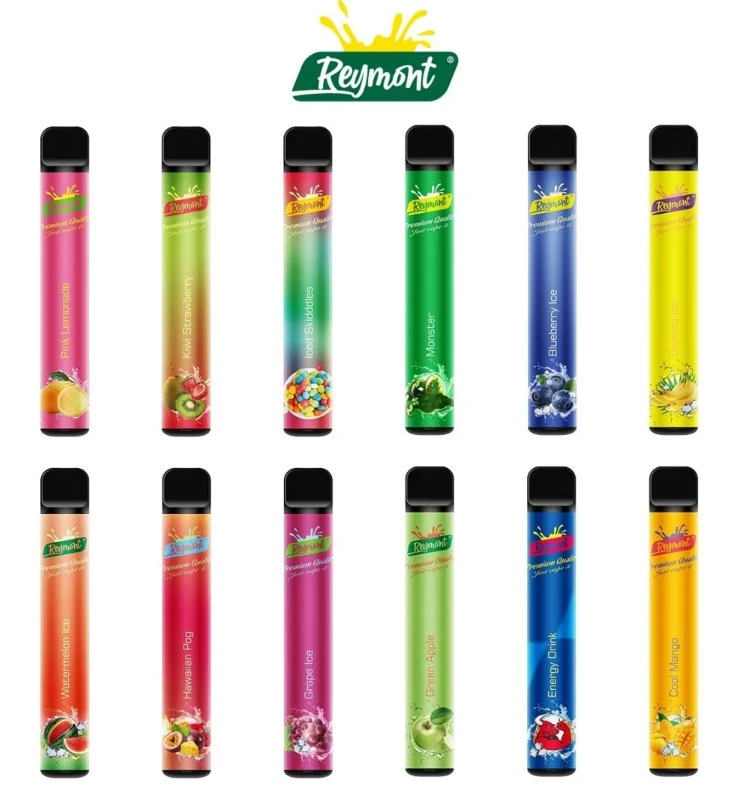 Vente en gros Vape Pen Reymont 688 puffs 500 mAh batterie 27 saveurs Puff plus Fumot Digital Box 12K Puffs 2023 OEM Wholesale Cache-oreilles jetable Vape Pen Utco 5000