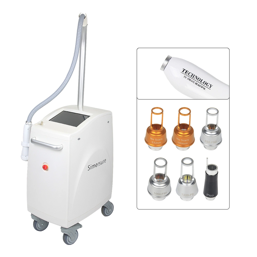 Pico Máquina Facial laser Q ND YAG Laser Rejuvenescimento da pele Freckle Extracção Anti rugas equipamento de beleza BR302