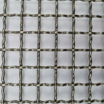 Flat Metal Furniture Screen Fence Crimped Wire Mesh Vibrating Sieve