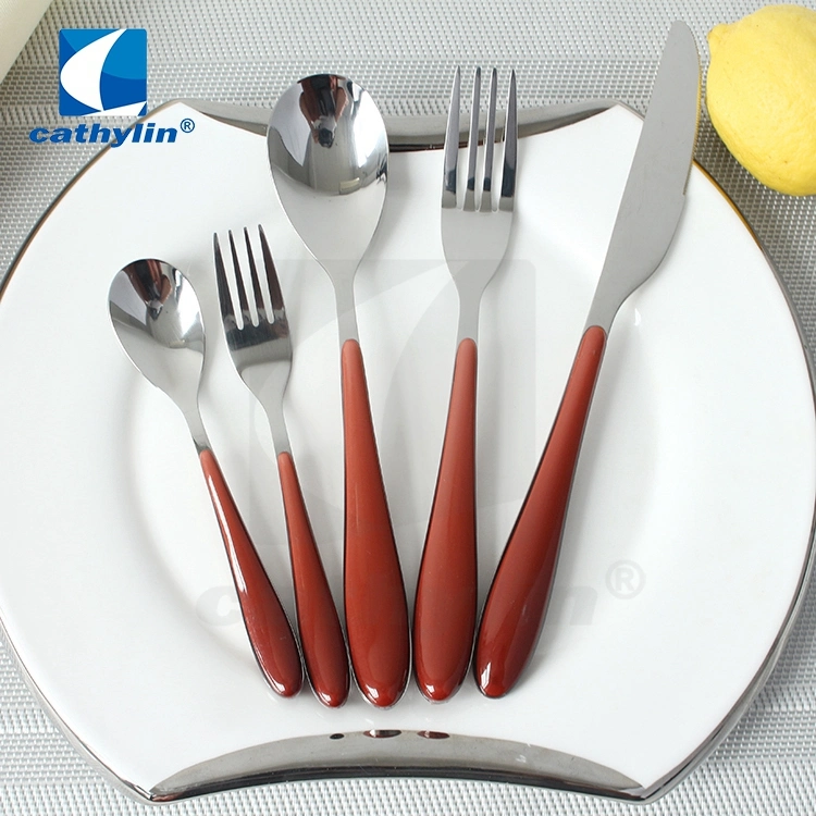 Premium Quality Personalized Plastic Handle Cutlery for Restaurants