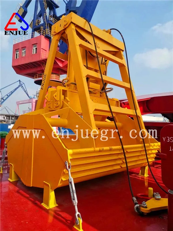 24t/12cbm Shanghai Enjue Marine / Barco Carga a Granel coge la cuchara para la mina de mineral de níquel de grano de fertilizante de carbón Suger