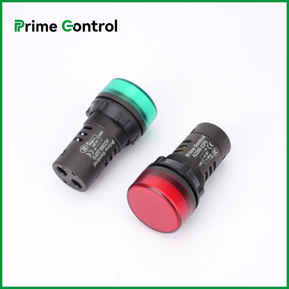 Round Head 22mm Cutout Diameter Switchgear Control Signal Indicator