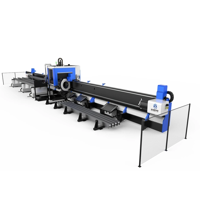 High Stability Fiber Laser Tube Cutting Machine for Cutting H-Beam Angle Steel Round Tube